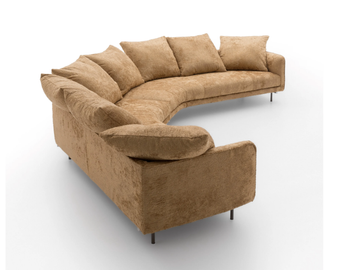 AVENUE SOFT - Curved fabric sofa by Ditre Italia - view 3